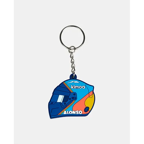 Fernando Alonso Helmet pvc rubber keychain